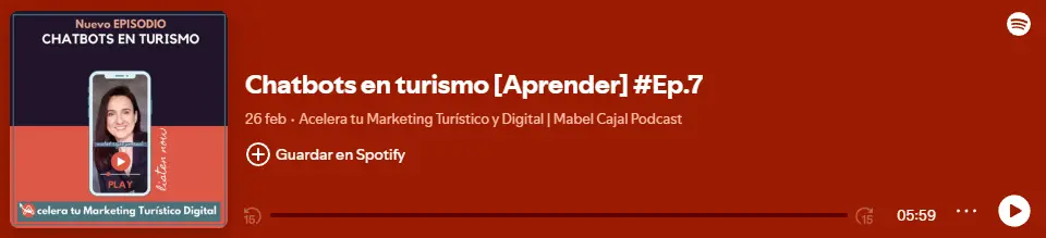 podcast chatbots en turismo