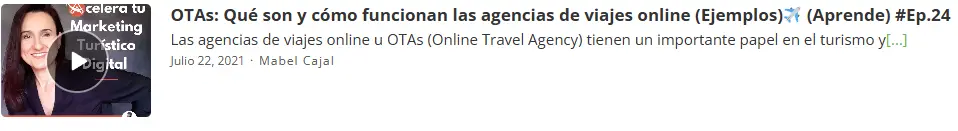 Podcast Otas turismo