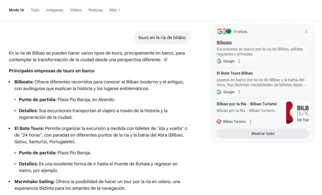 ejemplos resultados modo IA