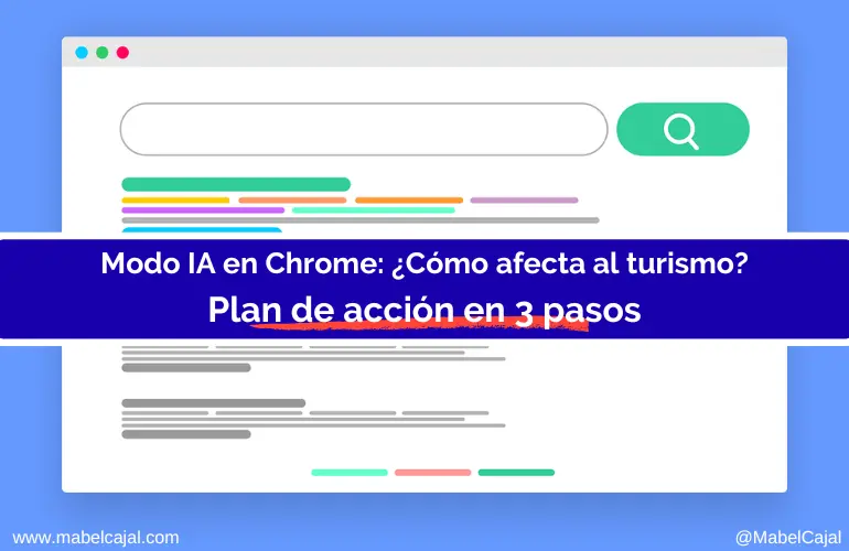 Modo IA en Chrome: ¿Cómo afecta al turismo? Tu plan de acción en 3 pasos