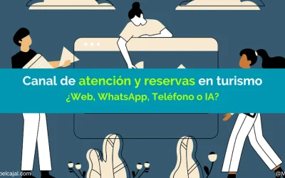 Cómo elegir el canal de atención y reservas de tu negocio turístico: web, WhatsApp, teléfono o IA
